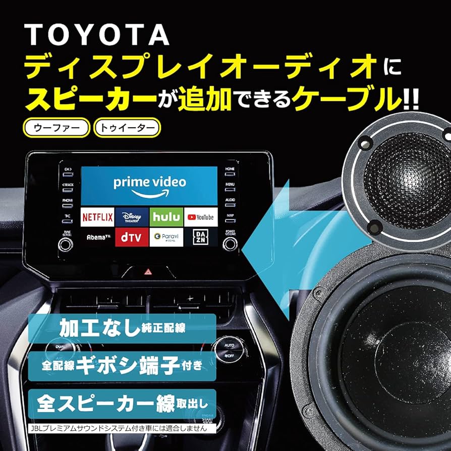 カーオーディオ BH スピーカー出力取リ出しケーブル 「BH10」発売